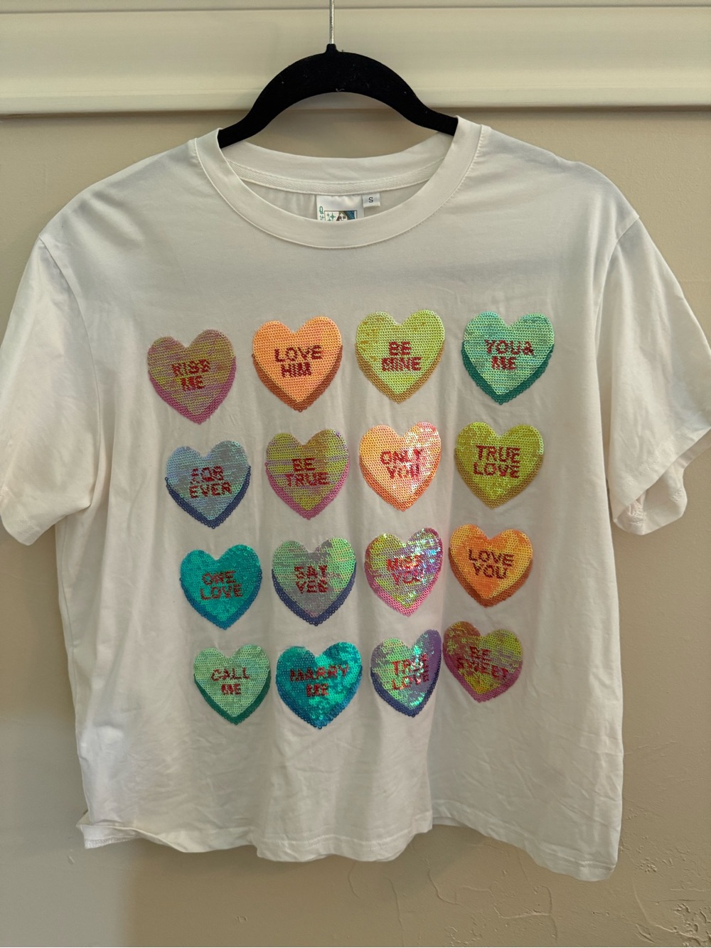Queen of Sparkles Sweethearts Tee
Sequin